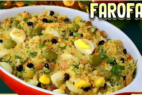Farofa completa e deliciosa para servir no almoço em família