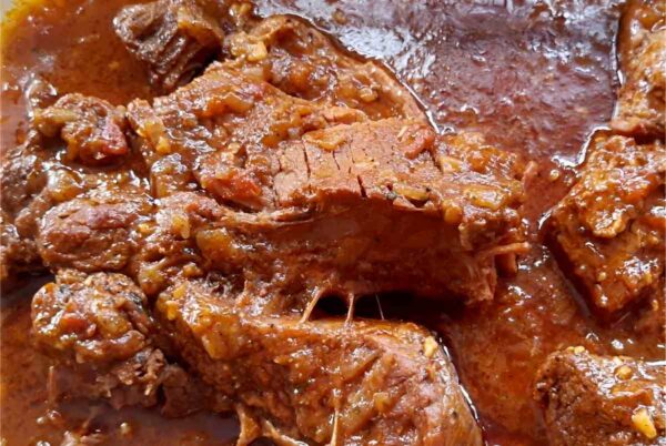 Fiz esse acém na panela de pressão e ficou muito saboroso e suculento