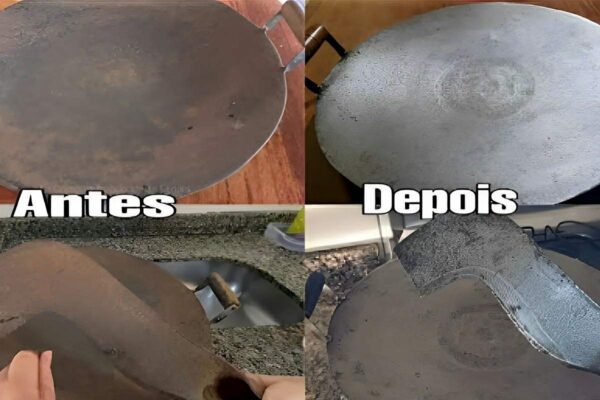 Fiz um gel removedor de ferrugem super eficiente com apenas 3 ingredientes que tinha em casa