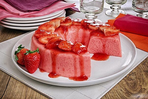 Gelado de Morango: Sobremesa Deliciosa