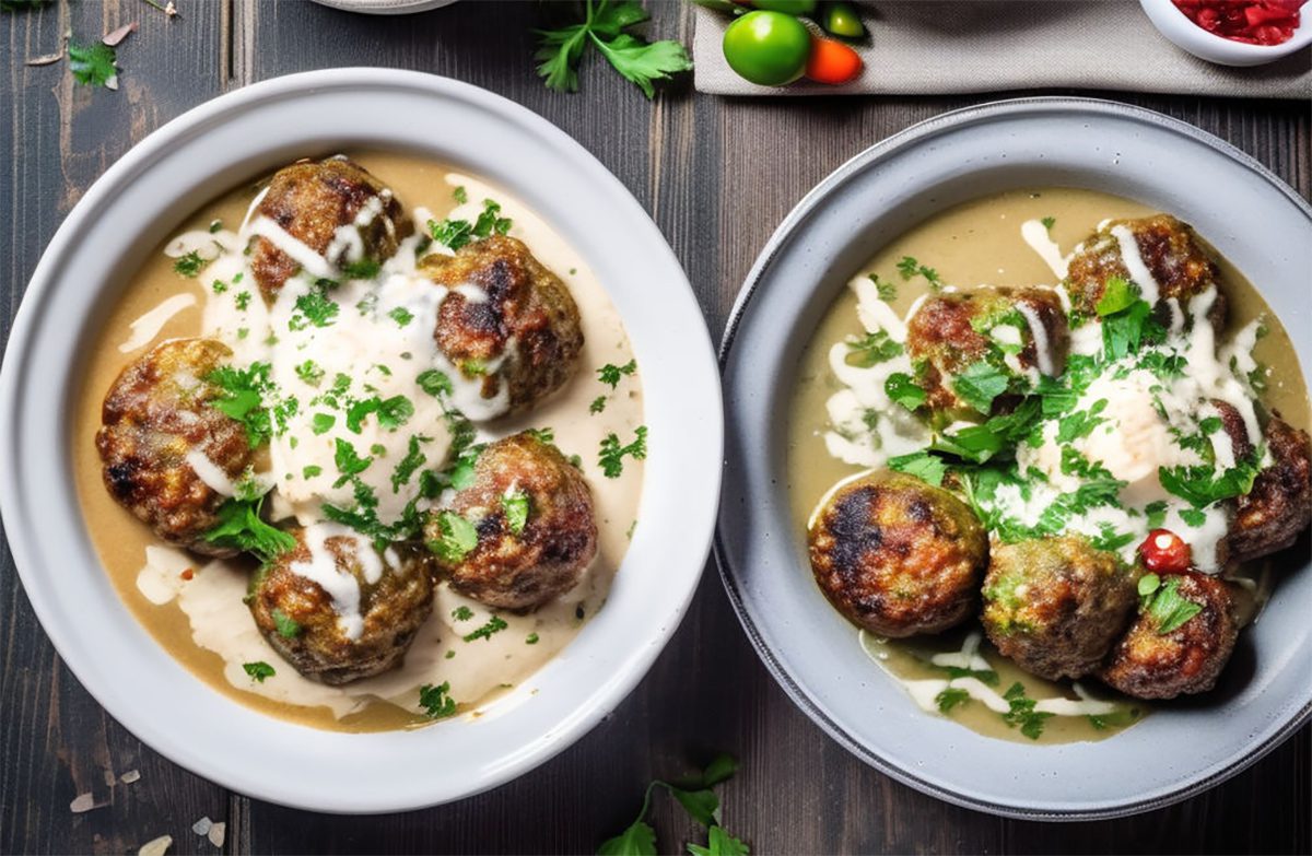 Genoese meatballs with onion sauce with Thermomix