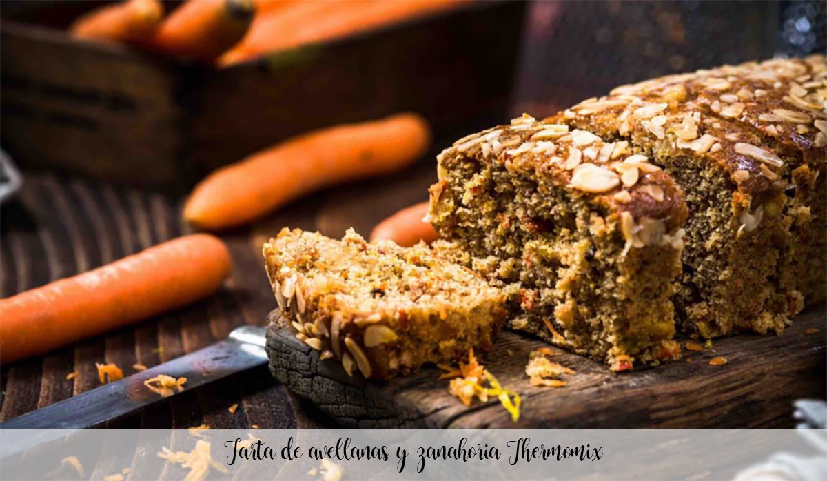 Hazelnut and carrot cake Thermomix
