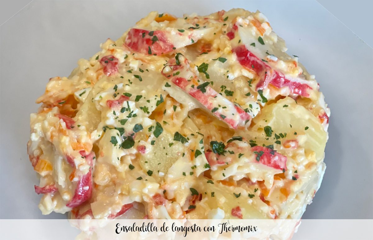 Lobster salad with Thermomix