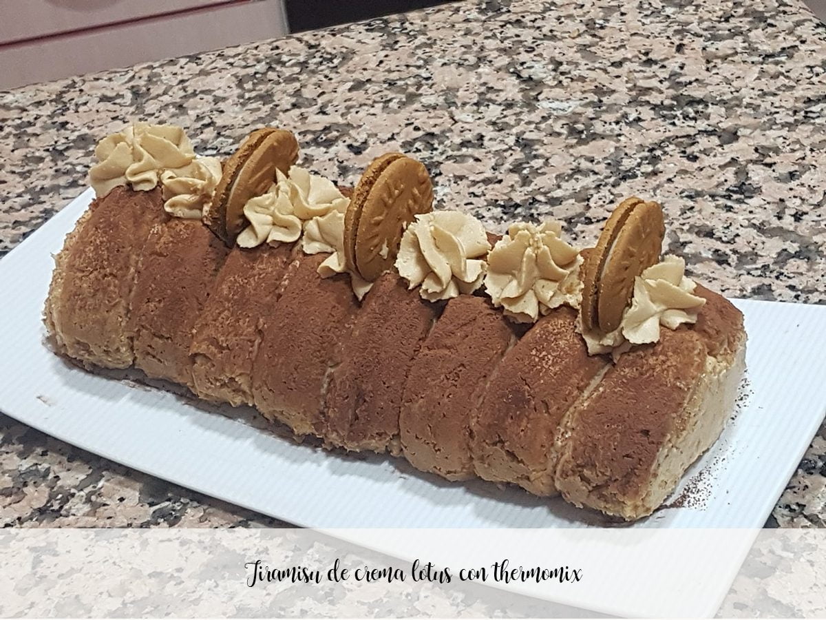 Lotus cream tiramisu with thermomix