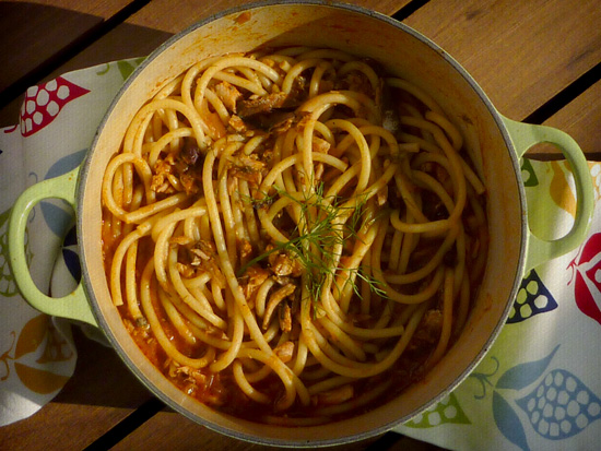 Macarrão com Sardinha: Simples e delicioso