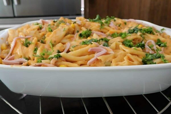 Macarrão cremoso na panela de pressão pronto em apenas 3 minutos