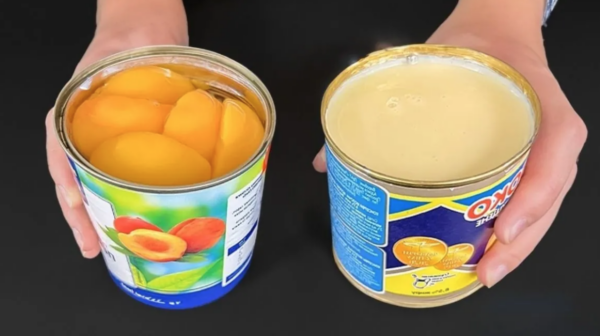 Misture o leite condensado com os pêssegos! A melhor sobremesa de verão sem forno