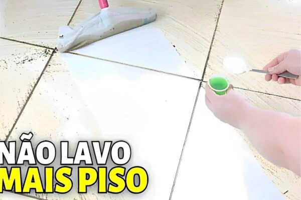 Misturinha caseira para pisos encardidos que derrete a sujeira na hora