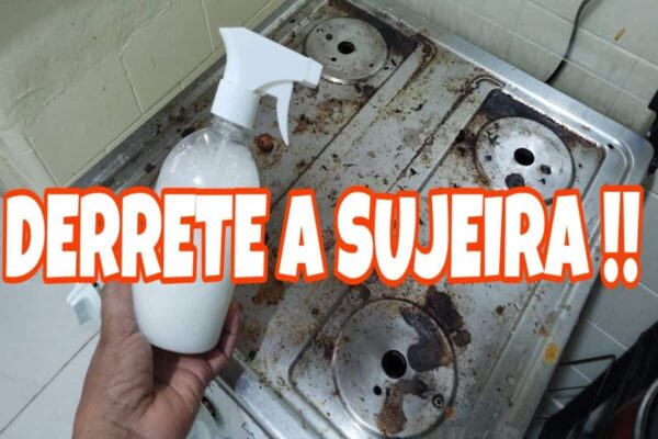 Misturinha para limpar fogão e tirar toda aquela gordura grudada difícil de tirar