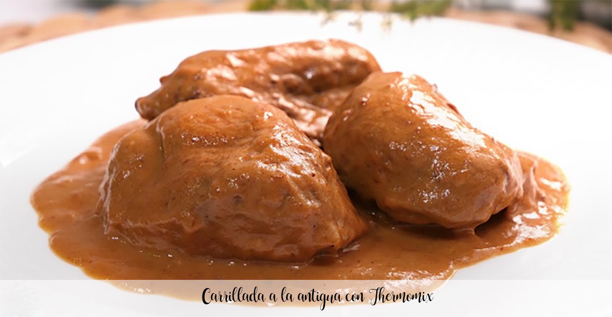 Old-fashioned cheek with Thermomix