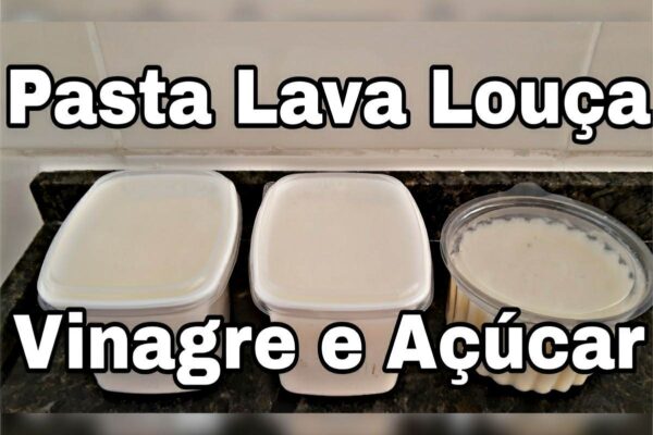Pasta lava louça para você fazer em casa e facilitar sua vida na cozinha