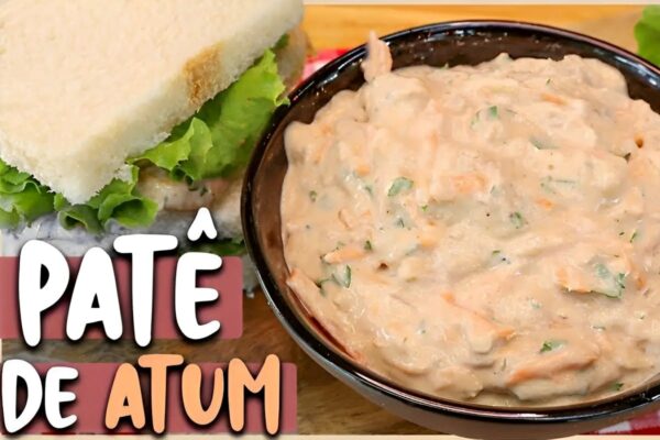 Patê de atum fácil de fazer e perfeito para rechear lanches naturais