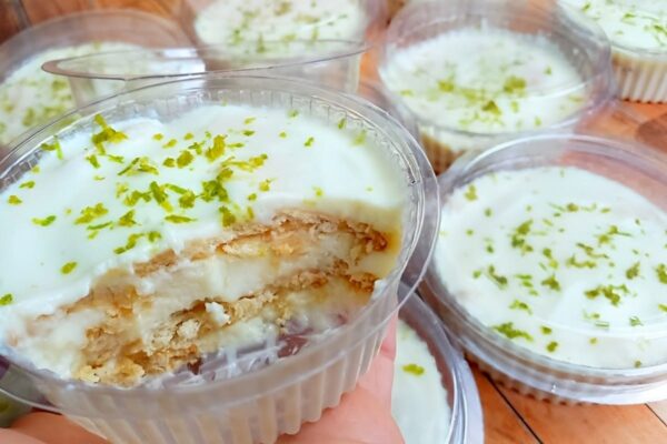 Pavê de limão no pote: uma sobremesa simples e deliciosa para levar aonde quiser