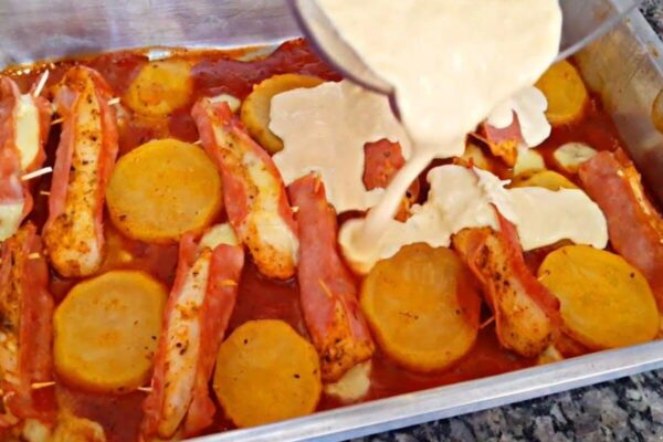 Peito de frango no forno de um jeito que você nunca viu antes