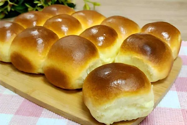 Pão 2 leites super fofinho e perfeito para colocar na lancheira das crianças
