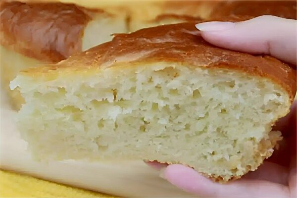 Pão caseiro sem sova muito simples e fácil de fazer