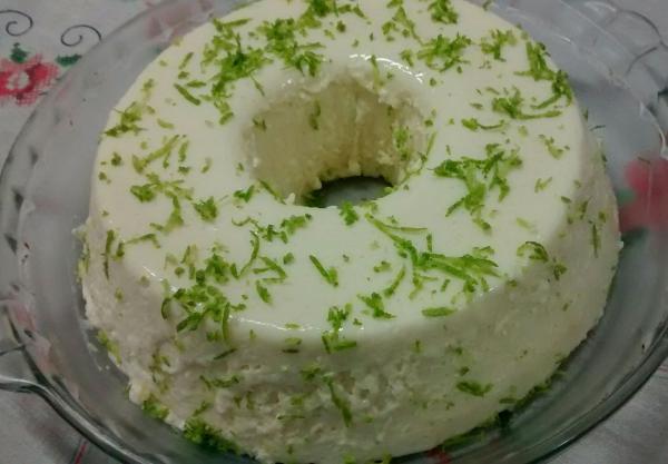 Pudim de Limão que Não vai ao Forno