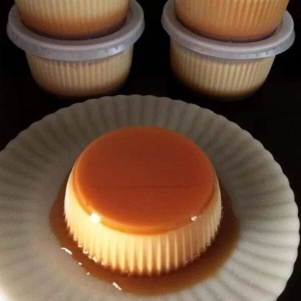 Pudim no Pote  sem Ovo e sem Forno