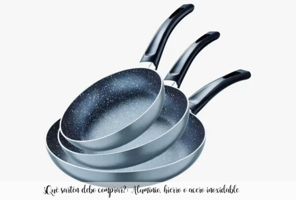 ¿Qué sartén debo comprar?: Aluminio, hierro o acero inoxidable
