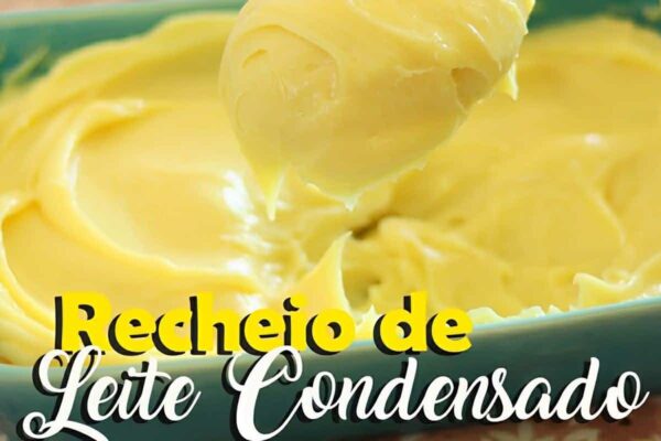Recheio de leite condensado cremoso feito com poucos ingredientes