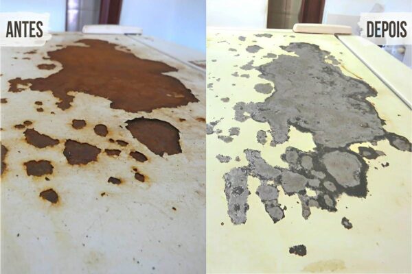 Removedor de ferrugem caseiro à base de água e maisena que funciona de verdade