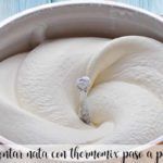 Whipping cream with thermomix step by step