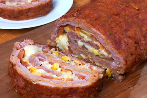 Rocambole de linguiça toscana molhadinho e delicioso para o almoço ou jantar