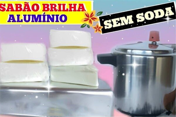 Sabão limpa alumínio sem soda para deixar as suas panelas brilhando