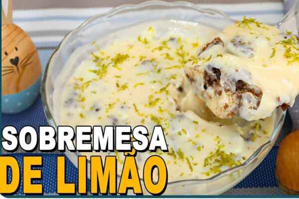 Se você está procurando uma opção refrescante essa sobremesa de limão é uma ótima escolha