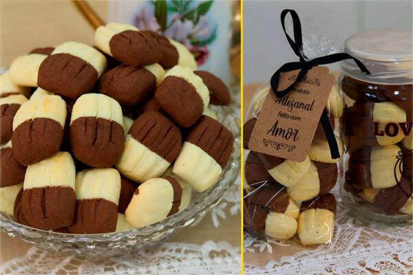 Sequilho de leite ninho com chocolate delicioso e perfeito para vender ou presentear