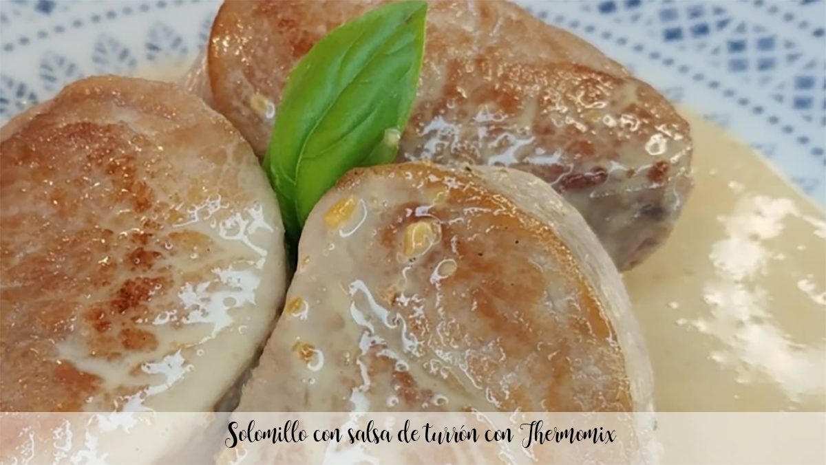 Sirloin with nougat sauce with Thermomix