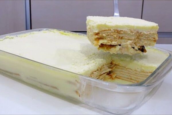 Sobremesa para o natal: pavê de leite ninho super fácil de fazer