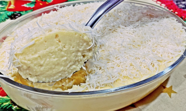 Sobremesa que fiz no réveillon