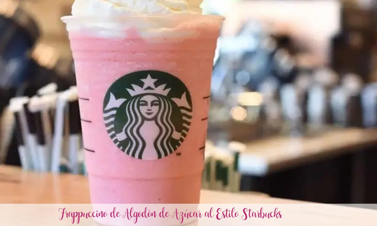 Starbucks-Style Cotton Candy Frappuccino