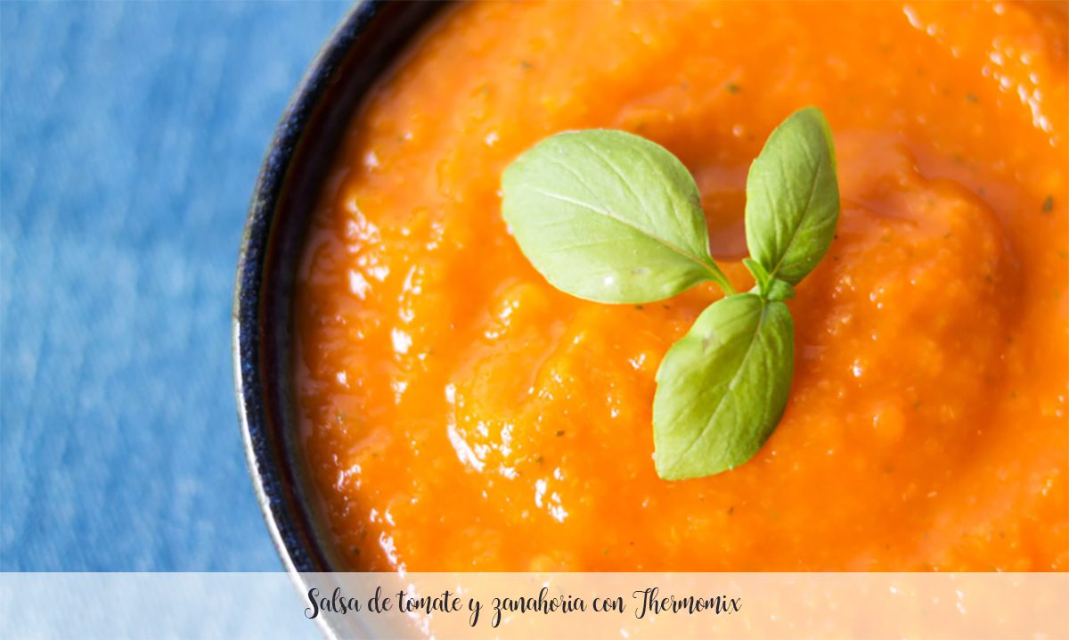 Tomato and carrot sauce with Thermomix