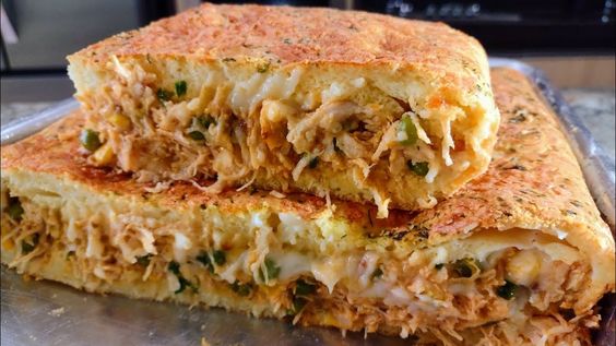 Torta Mineira de frango  de Liquidificador: Lanche da tarde cheio de sabor