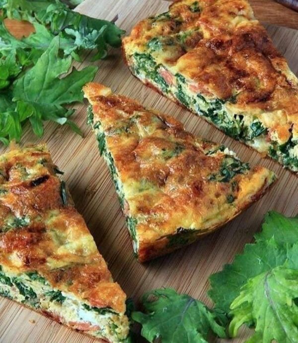 Torta de Espinafre de Liquidificador