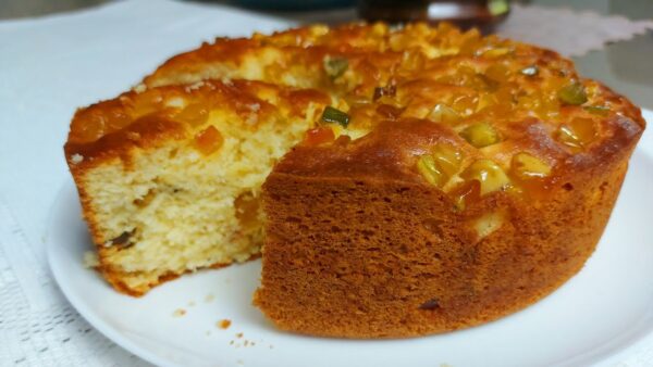 Torta de creme de leite massa que derrete na boca