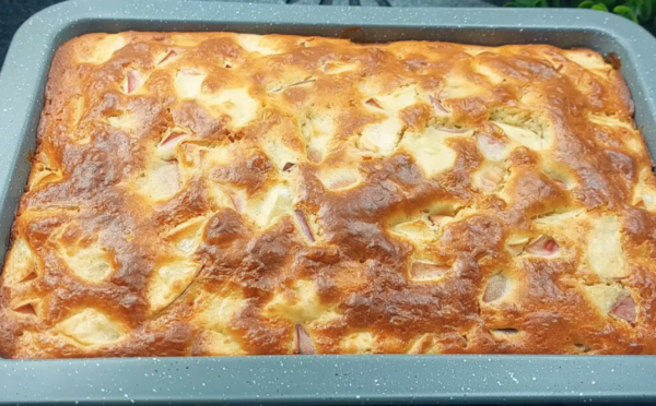 Torta de maçã que derrete na boca