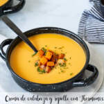 Crema de calabaza y repollo con Thermomix