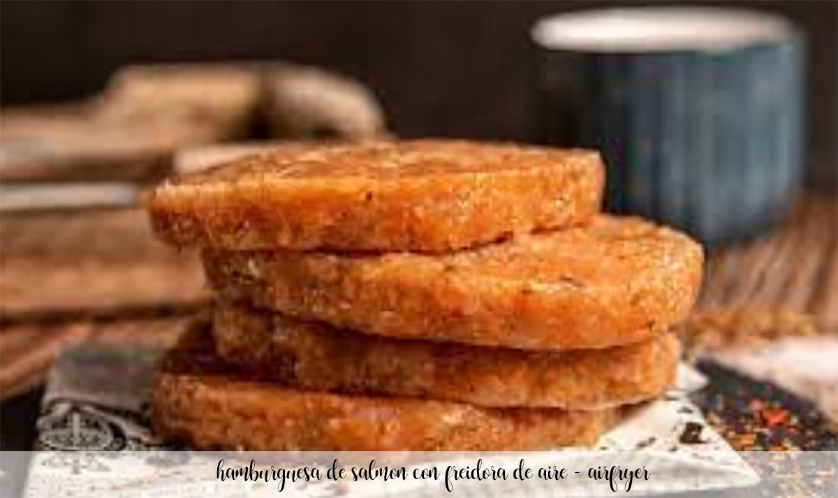 salmon burger with air fryer – airfryer