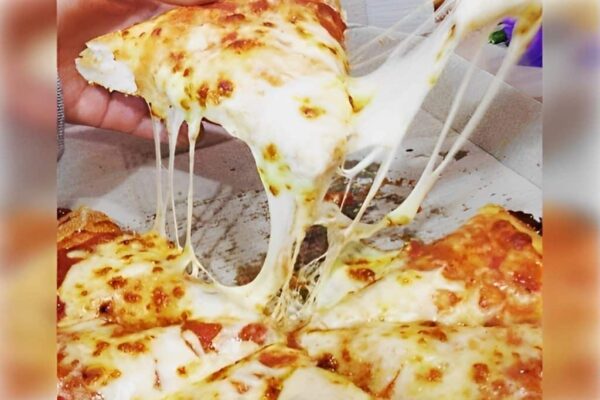 Pizza caseira de liquidificador