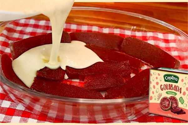 Sobremesa romeu e julieta rápida e fácil com apenas 4 ingredientes