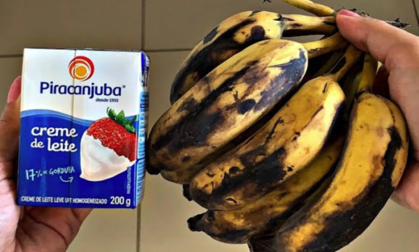 Tem banana velha em casa ? Não jogue fora! Fiquei passada quando misturei