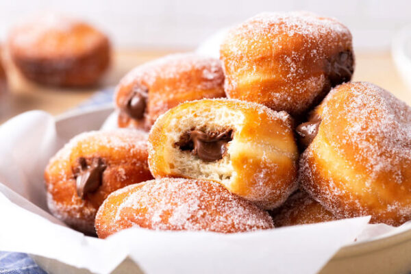 Donuts recheados caseiros