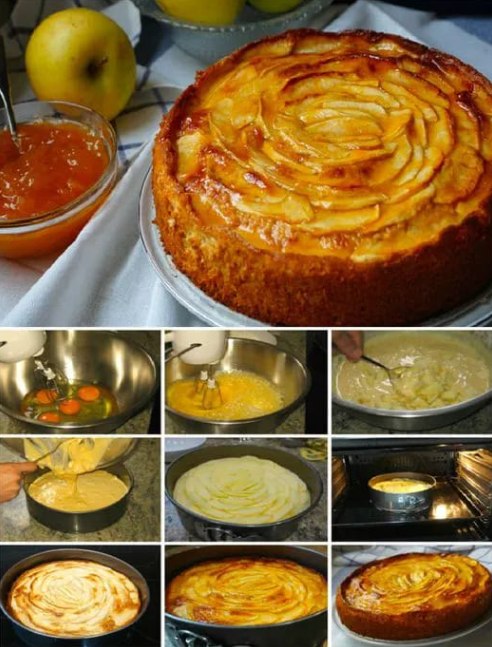 Bolo de maçã fácil