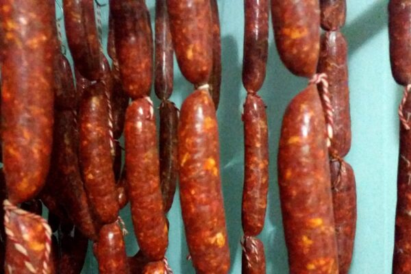 Chorizo caseiro