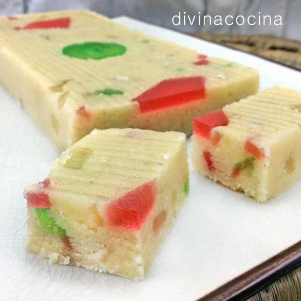 turrón de mazapán y fruta turrón de mazapán y fruta
