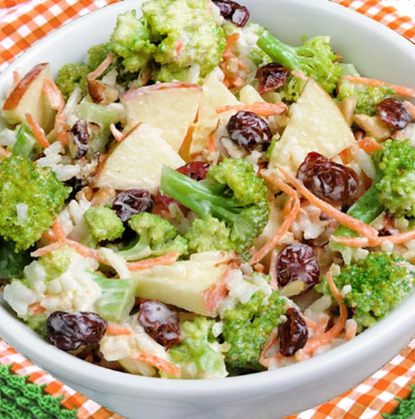 ensalada de brócoli manzana y nueces ensalada de brócoli manzana y nueces