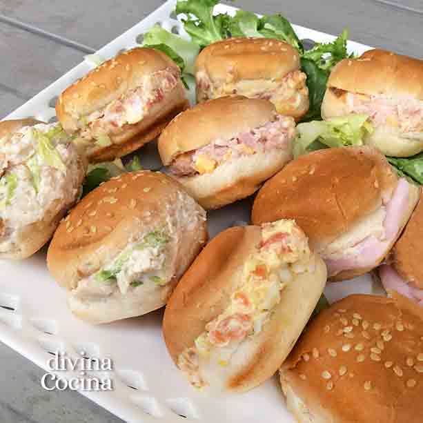 Rellenos para medias noches y panecillos